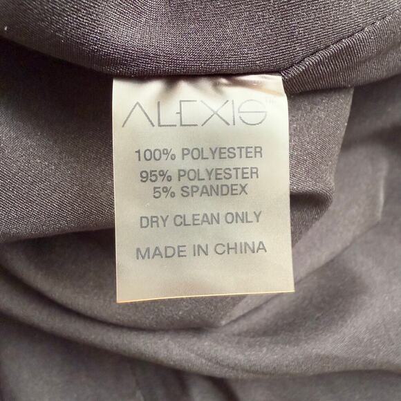 Alexis Emiliana Fit & Flare Mini Dress in Black and White Diamond Lace, XS - Picture 15 of 15